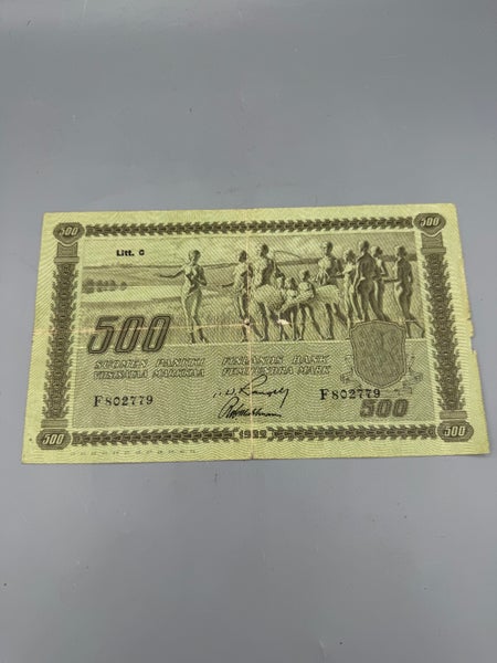 Seteli, Suomi, 500 markkaa 1922