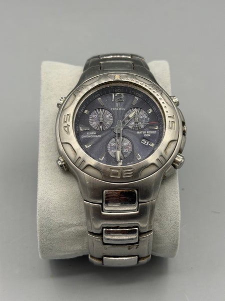 Festina 6642, Alarm Chronograph, Rannekello